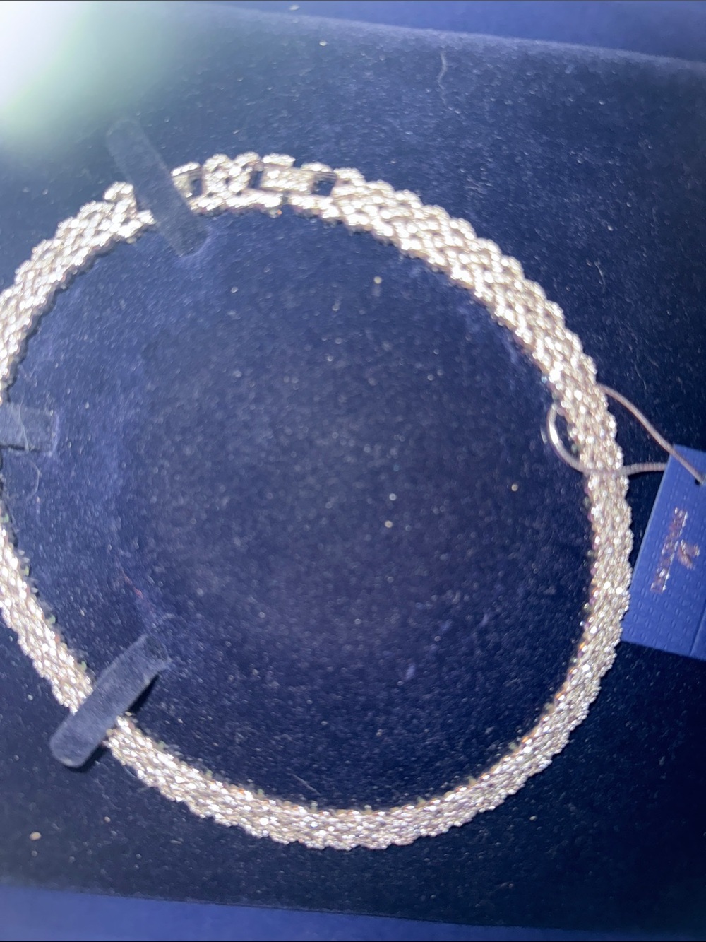 Swarovski Gold-Tone Braided Necklace